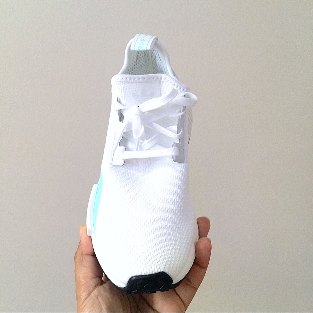 Adidas NMD R1 White Mint Green - Picture 4 of 8